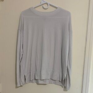 Light Gray Long Sleeve Sweater
